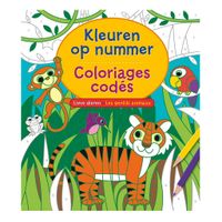 Kleuren op Nummer Kleurboek Dieren