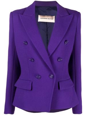 Alexandre Vauthier Blazer met dubbele rij knopen - Paars