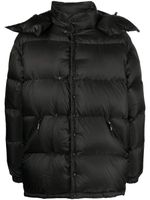 Moncler doudoune à patch logo - Noir