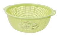 Groene plastic zeef kom - 28 x 10.8cm