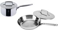 Saveur Selects Pannenset Voyage Series (Koekenpan ø 25 cm + Steelpan ø 20 cm) - TriPly RVS - Inductie en alle andere warmtebronnen - thumbnail