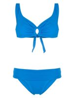 Fisico bikini à patch logo - Bleu - thumbnail