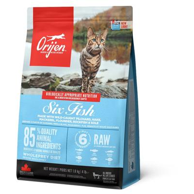 Orijen Cat Adult Whole Prey 6 Fish 1,8 kg Sardines & Heek