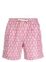 Altea floral-print drawstring swim shorts - Violet - thumbnail