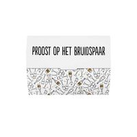 Ballonkaart - Proost op het bruidspaar - thumbnail