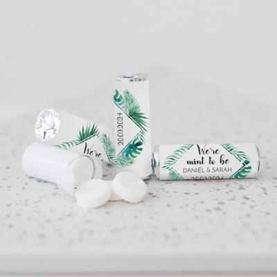 Pepermuntrolletje tropische bladeren Pepermuntrolletje tropische bladeren