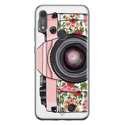 Huawei Y6 (2019) siliconen telefoonhoesje - Hippie camera