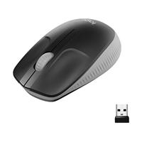 Logitech Wireless Mouse M190 - Groot symmetrisch gerond ontwerp, batterijlevensduur van 18 maanden met energiebesparende modus, nauwkeurige cursorbesturing en precies scrollen, breed scrolwiel - Grijs