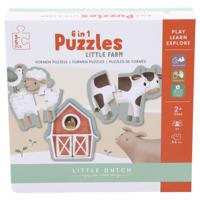 Little Dutch Farm 6in1 Puzzel 3-5 Stukjes - thumbnail