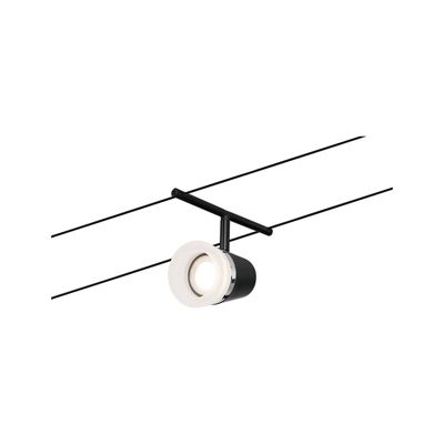 Paulmann WireDC Set Cone Kabelbasissysteem GU5.3 Zwart (mat), Chroom