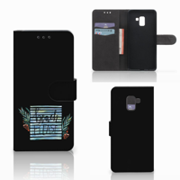 Samsung Galaxy A8 Plus (2018) Leuk Hoesje Boho Beach