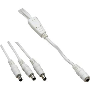 VOLTCRAFT Laagspannings-aansluitkabel Laagspanningsbus - Laagspanningsstekker 5.5 mm 2.5 mm 5.5 mm 2.5 mm 1.10 m 1 stuk(s)