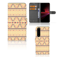 Sony Xperia 1 III Telefoon Hoesje Aztec Yellow - thumbnail