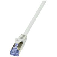 LogiLink CQ3132S RJ45 Netwerkkabel, patchkabel CAT 6A S/FTP 40 m Grijs Snagless, Vlambestendig, Afscherming totaal, Halogeenvrij, Pair afscherming 1 stuk(s) - thumbnail