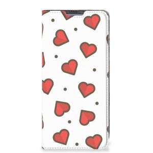 Poco X4 Pro 5G Hoesje met Magneet Hearts