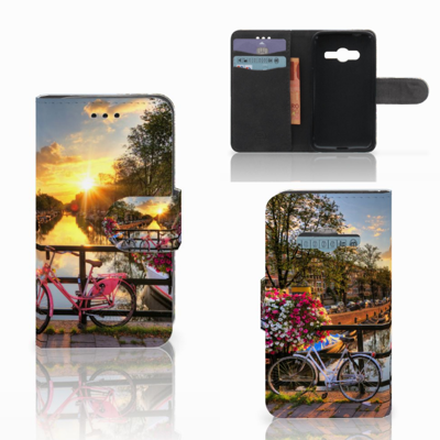 Samsung Galaxy Trend 2 Flip Cover Amsterdamse Grachten