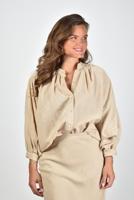 Sea Me Happy blouse Balloon Soft Wool Uni Beige