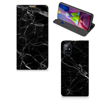 Samsung Galaxy M51 Standcase Marmer Zwart - Origineel Cadeau Vader - thumbnail