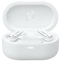 AKG N5 Hybride TWS-headset, draadloos, kristalhelder geluid, echte adaptieve ruisonderdrukking, zoomgecertificeerde gesprekskwaliteit, 40 uur speeltijd, IP54-bescherming, Bluetooth, USB-C, wit