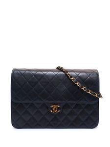 CHANEL Pre-Owned sac porté épaule matelassé (2000) - Noir