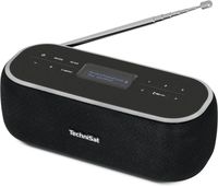 TechniSat DIGITRADIO BT 1 Radio DAB+, VHF (FM) AUX, Bluetooth Handsfreefunctie, Incl. microfoon, Wekfunctie, Oplaadbaar Zwart - thumbnail