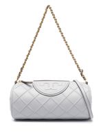 Tory Burch baril porté épaule Fleming - Gris