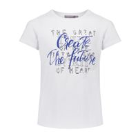 Geisha Meisjes t-shirt - Wit / Marine blauw - thumbnail