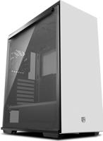 Macube 310P WH - Midtowermodel - ATX - Gehard glas - wit