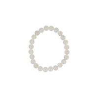 Edelsteen Armband Witte Jade Powerbead