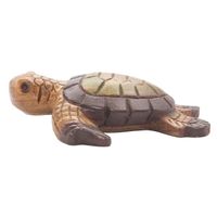 Beeldje Schildpad Acaciahout (12,5 cm) - thumbnail