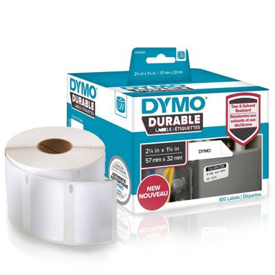 Dymo LW duurzame labels 57 mm x 32 mm printlint 800 stuks