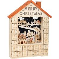 Small Foot Adventskalender Kerst 33 X 49 Cm Hout Bruin