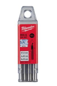 Milwaukee Accessoires HSS-G metaalboor 7,5 x 34 x 74 mm (10 stuks) - 4932352217