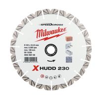 Milwaukee Accessoires Diamantslijpschijf SpeedCross Extreme HUDD 230mm - 1 stuk - 4932492150 - thumbnail