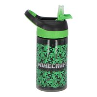 Minecraft Drinkfles - Black Mob Heads