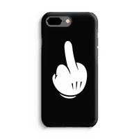 Middle finger black: iPhone 8 Plus Tough Case