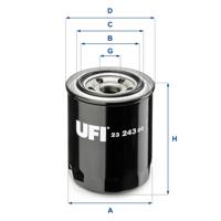 Oliefilter UFI, u.a. für Opel, Rover, Honda, Isuzu, Acura - thumbnail