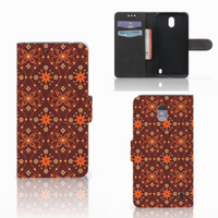 Nokia 2 Telefoon Hoesje Batik Brown