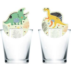 Glasdecoratie Dino Roar (6st)