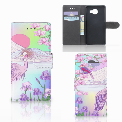 Samsung Galaxy A5 2016 Telefoonhoesje met Pasjes Bird