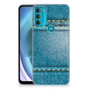 Motorola Moto G71 5G Silicone Back Cover Jeans