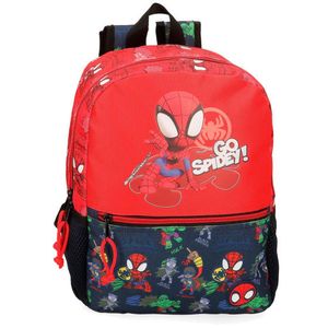 Spider-man Go rugzak junior rood/zwart