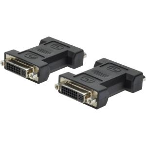 Digitus AK-320503-000-S DVI Adapter [1x DVI-bus 24+5-polig - 1x DVI-bus 24+5-polig] Zwart