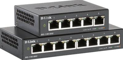 D-Link DGS-1100-05PDV2 netwerk-switch Gigabit Ethernet (10/100/1000) Zwart Power over Ethernet (PoE)