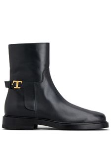 Tod's bottines T Timeless en cuir - Noir