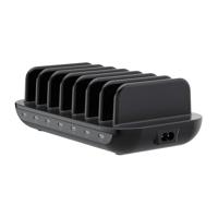 Conceptronic OZUL07B 160W 7-poorts USB PD laadstation, USB-C x 7, PD 3.0