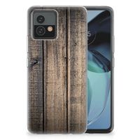 Motorola Moto G72 Bumper Hoesje Steigerhout