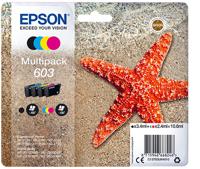 Epson Inktcartridge T03U64, 603 Origineel Combipack Zwart, Cyaan, Magenta, Geel C13T03U64010