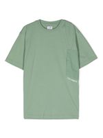 C.P. Company Kids t-shirt en coton à poche poitrine - Vert