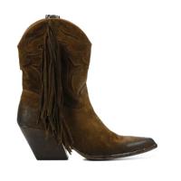 Elena Iachi Dames Enkellaarsjes in Suede (Bruin)